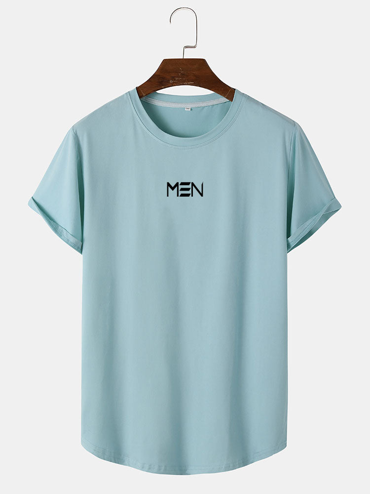 Men Letter Print T-Shirt