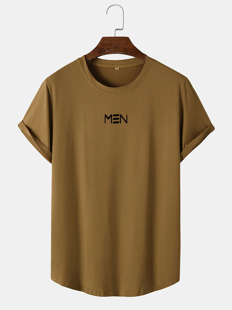 Men Letter Print T-Shirt