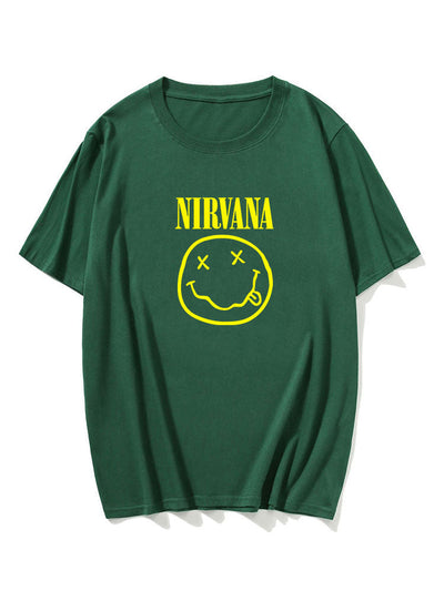 Smiley Letter Print T-Shirt