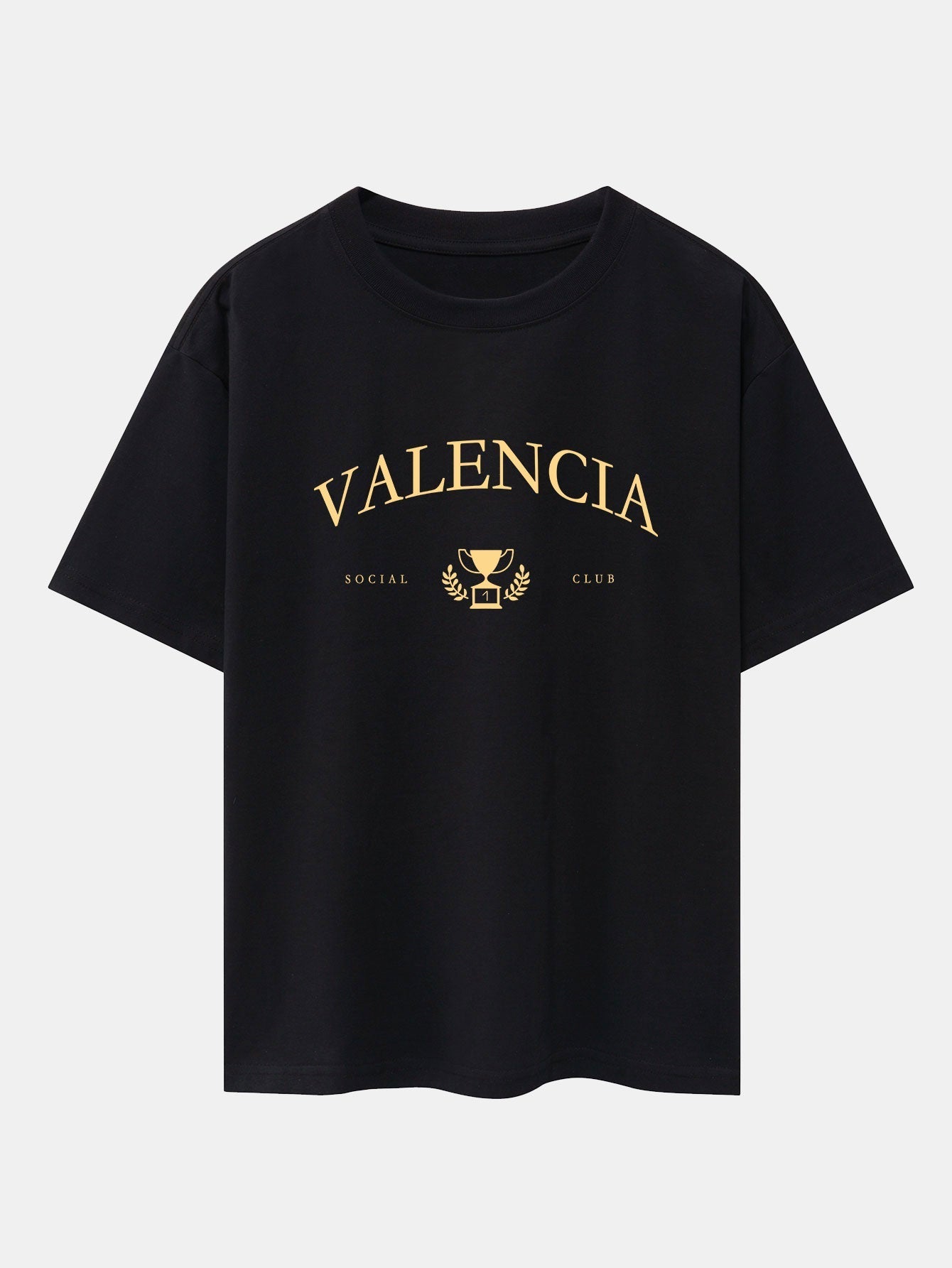 Valencia Print Drop Shoulder Oversize T-Shirt