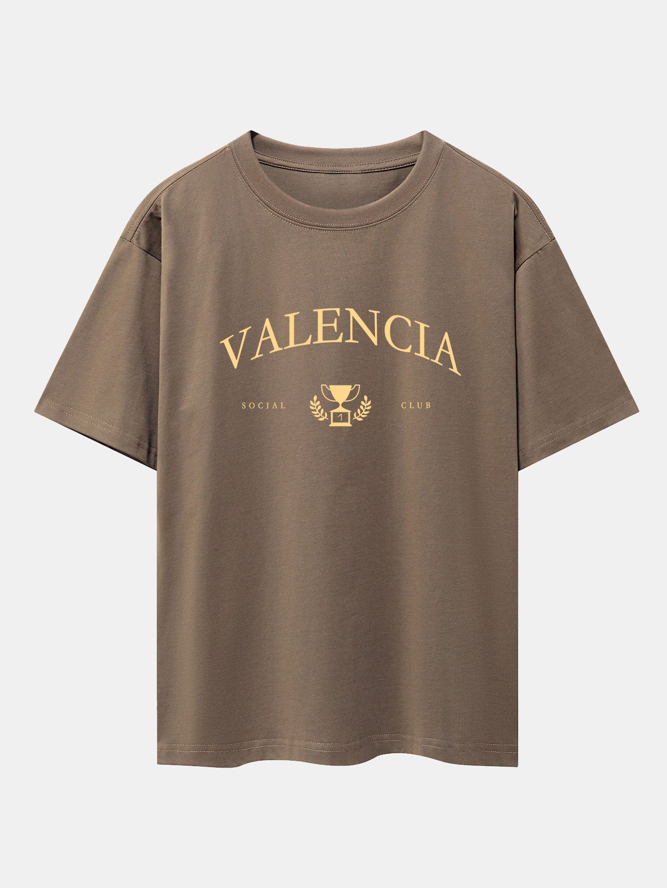 Valencia Print Drop Shoulder Oversize T-Shirt