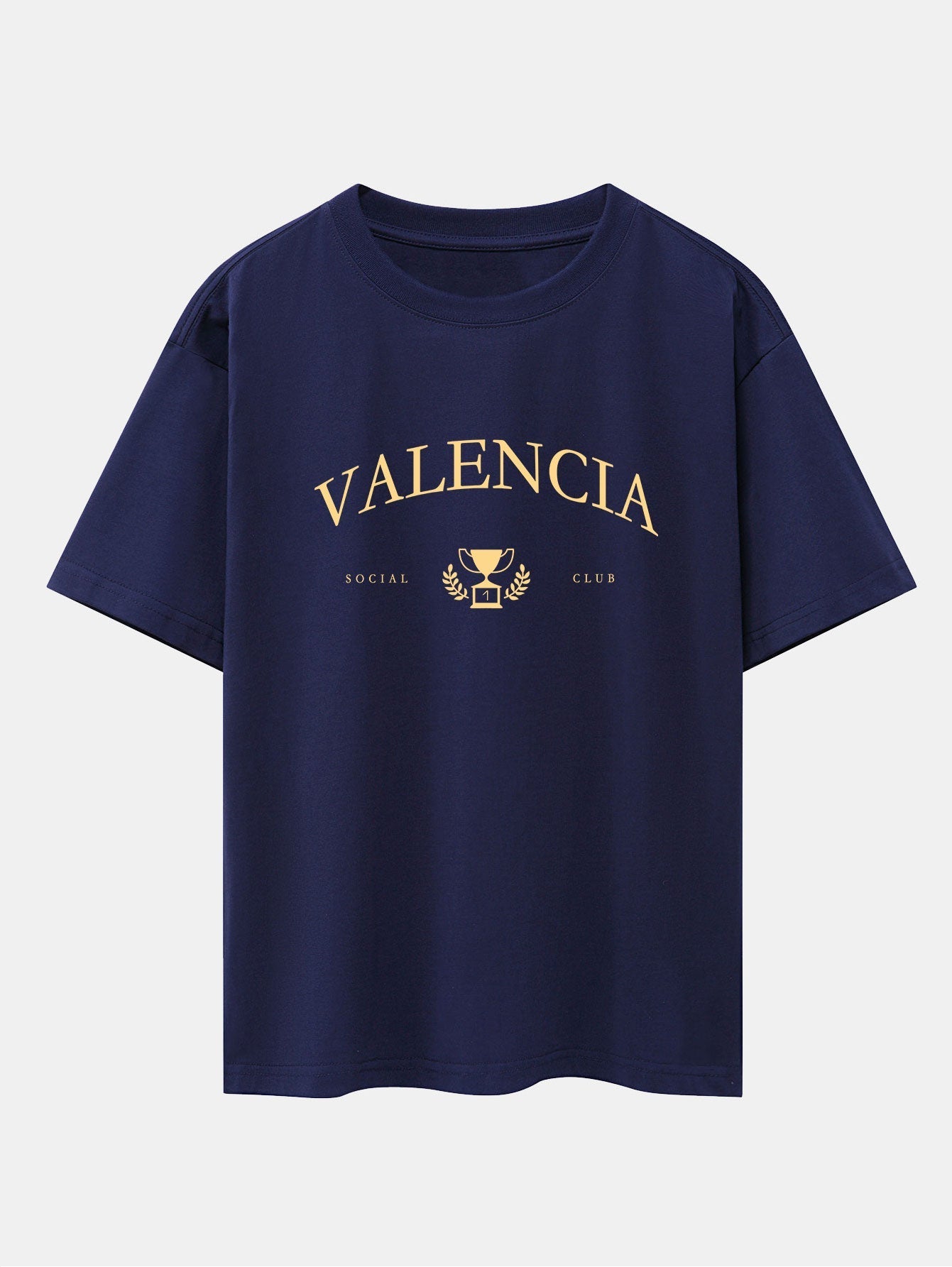 Valencia Print Drop Shoulder Oversize T-Shirt