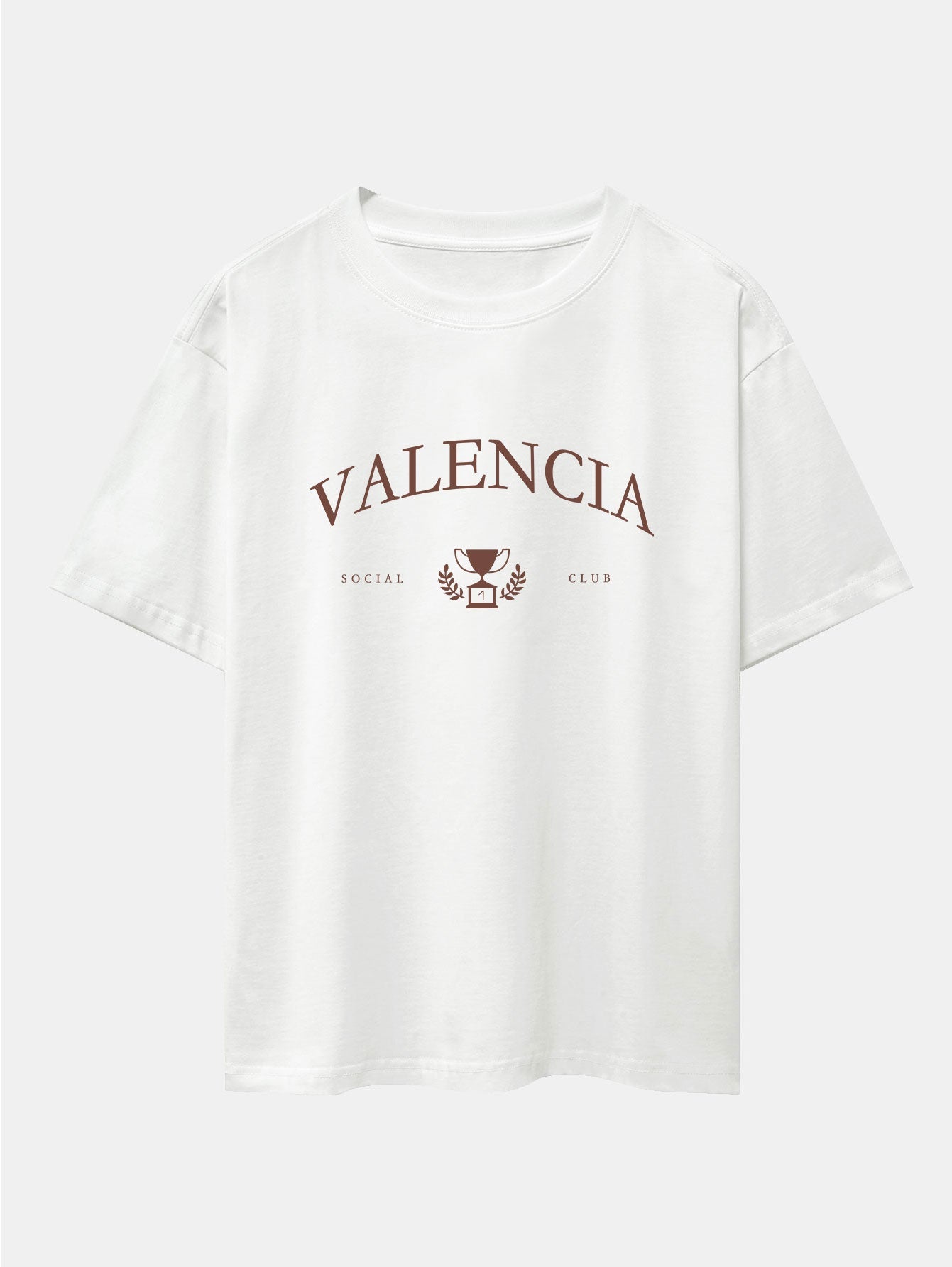 Valencia Print Drop Shoulder Oversize T-Shirt