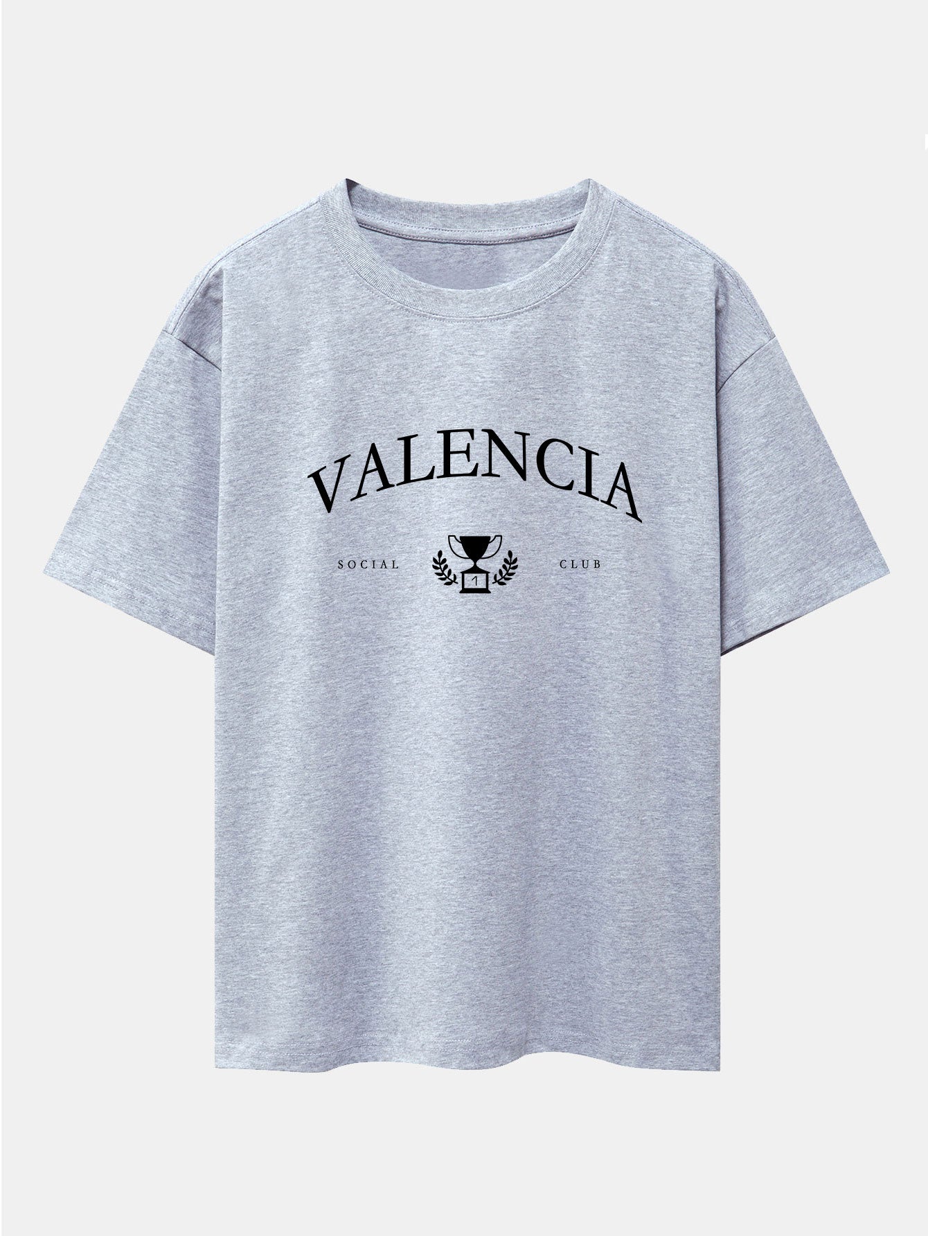 Valencia Print Drop Shoulder Oversize T-Shirt