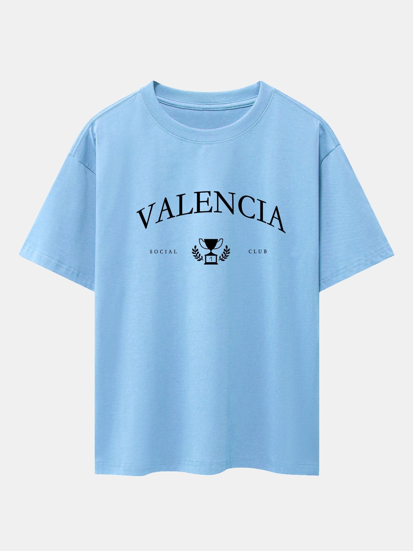 Valencia Print Drop Shoulder Oversize T-Shirt
