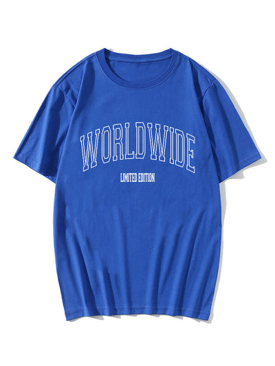Worldwide Letter Print T-Shirt