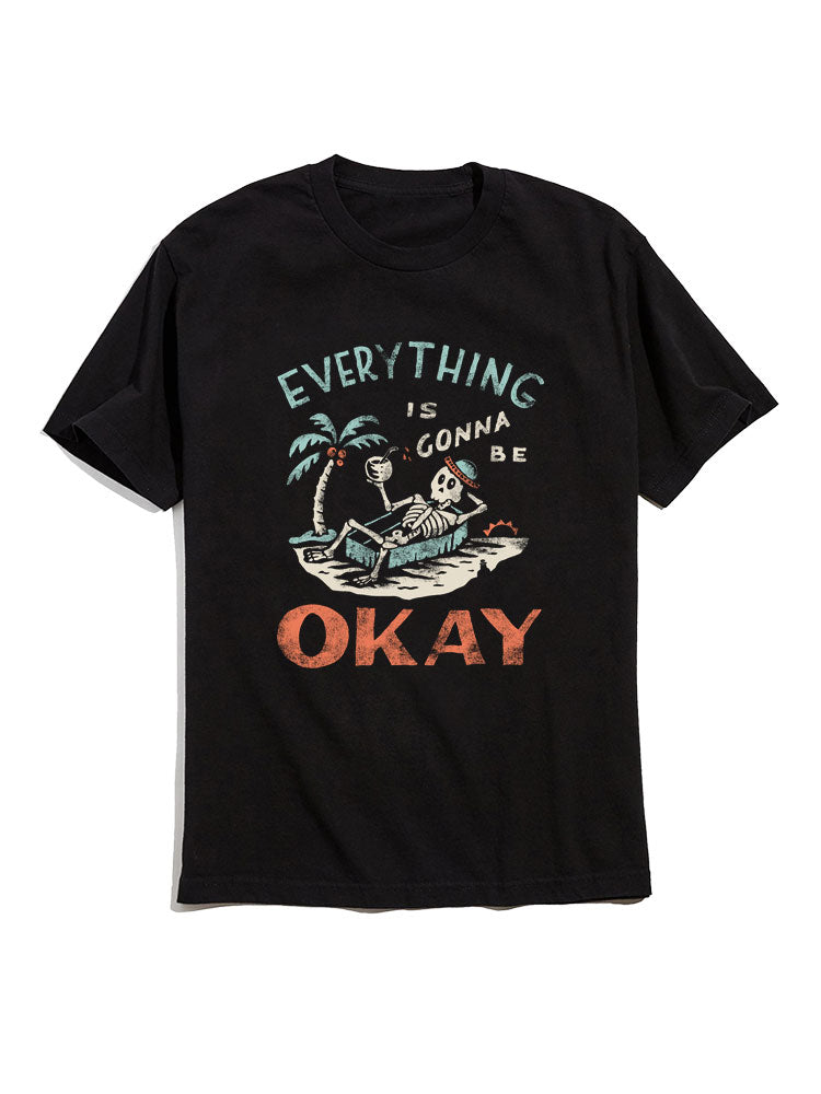 Holiday Skeleton Funny Graphic T-Shirts
