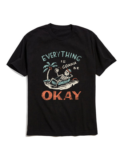 Holiday Skeleton Funny Graphic T-Shirts