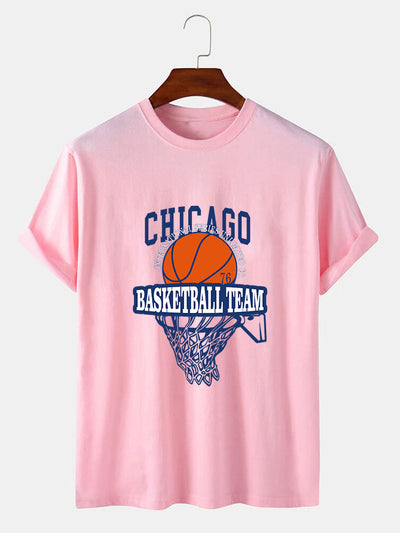 Chicago Basketball Print T-Shirt