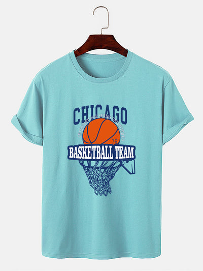Chicago Basketball Print T-Shirt