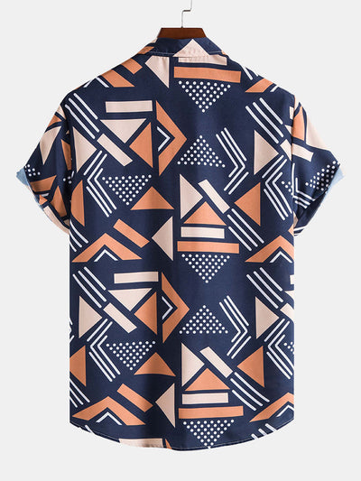 Geometric Print Shirt