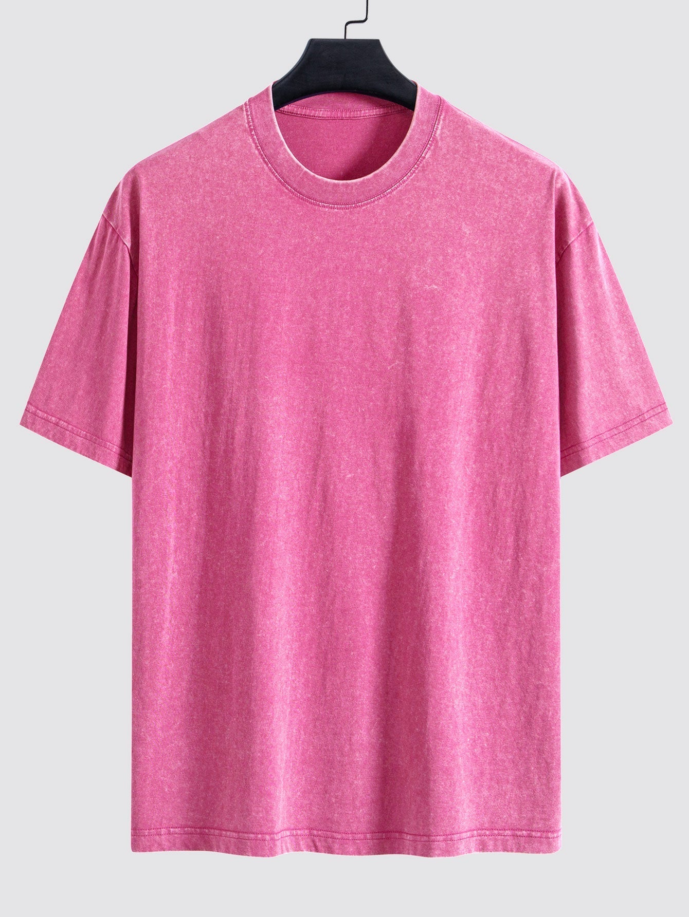 3 Pieces Washed Distressed Drop Shoulder T-Shirt