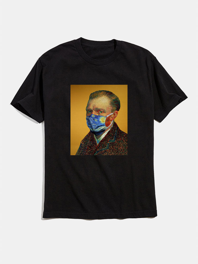 Van Gogh Character Graphic T-Shirts