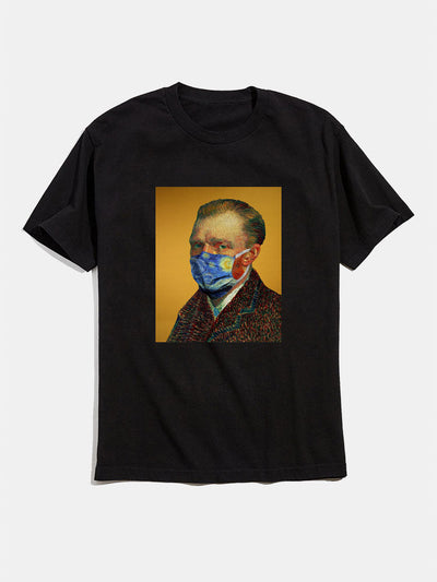 Van Gogh Character Graphic T-Shirts