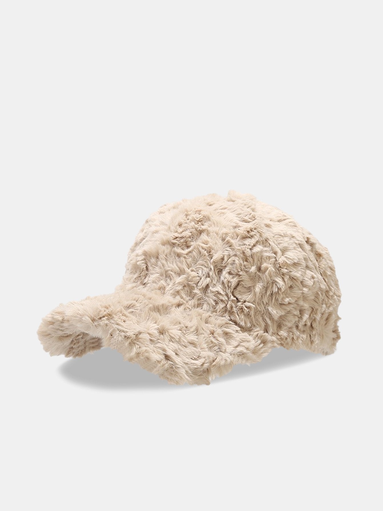 Irregular Plush Decoration Baseball Cap
