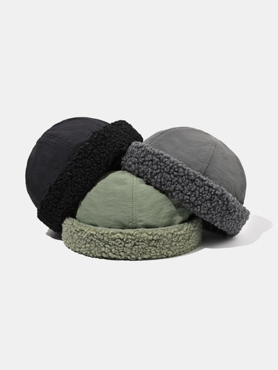 Quick Dry Plush Warm Brimless Hat