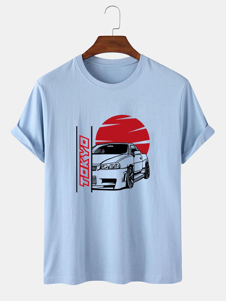Tokyo Car Print T-Shirt