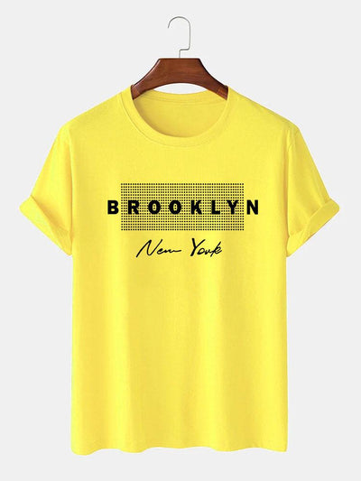 Brooklyn New York Dot Print T-Shirt