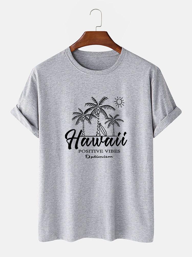Hawaii Print T-Shirt