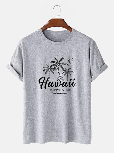 Hawaii Print T-Shirt