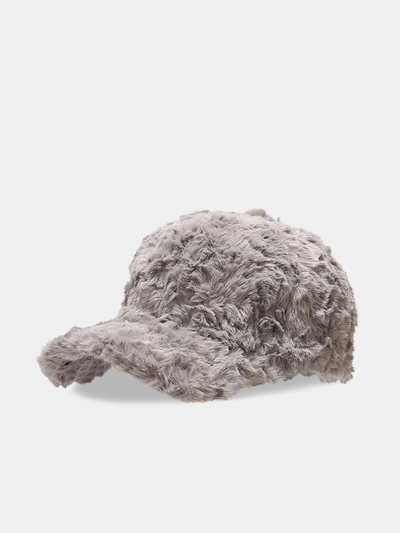 Irregular Plush Decoration Baseball Cap