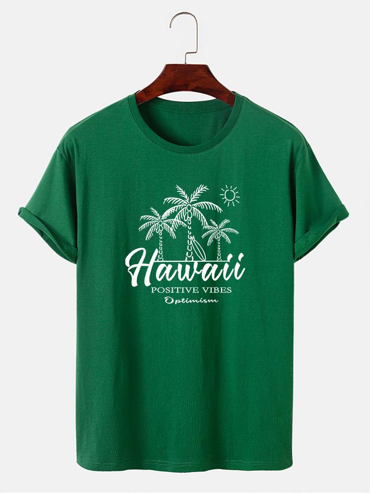 Hawaii Print T-Shirt