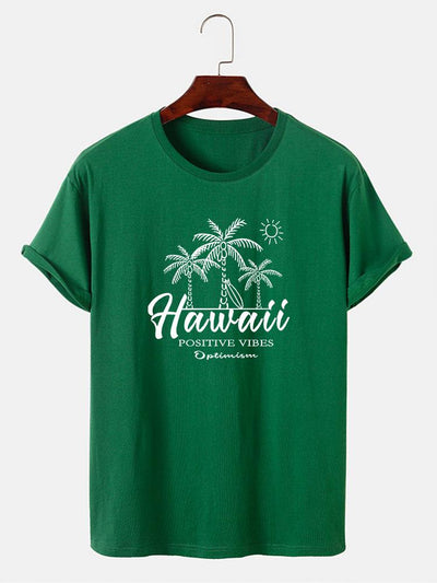 Hawaii Print T-Shirt