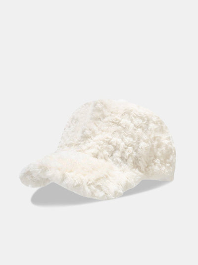 Irregular Plush Decoration Baseball Cap