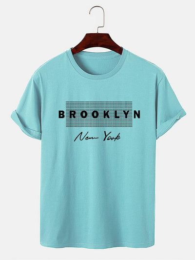 Brooklyn New York Dot Print T-Shirt