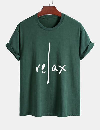 Regular Fit Relax Print Cotton T-Shirt