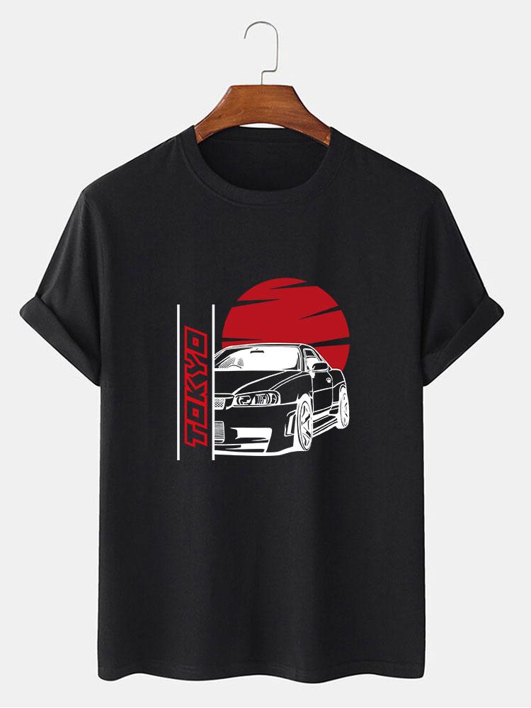 Tokyo Car Print T-Shirt