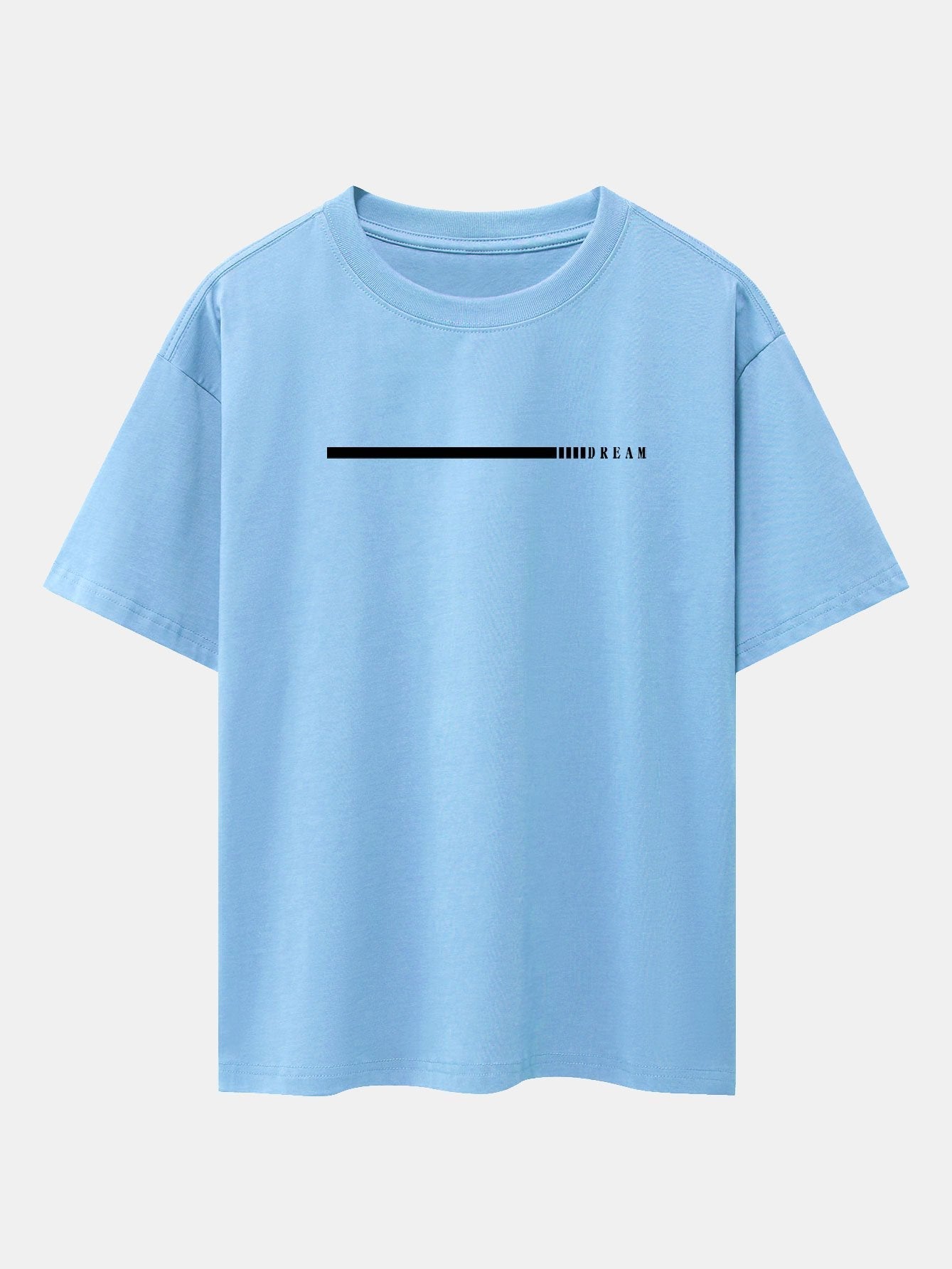 Dream Slogan Print Drop Shoulder Oversize T-Shirt