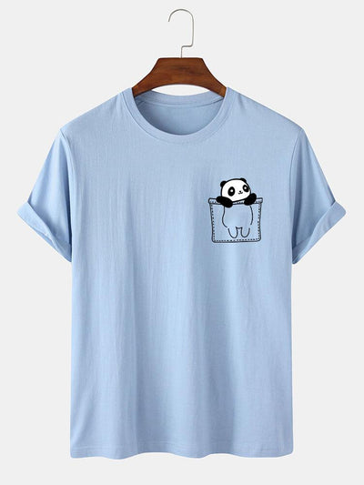 Pocket Panda Print T-Shirt