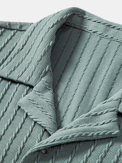 Ribbed Cuban Shirt