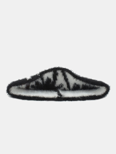 Coconut Pattern Plush Warm Knit Beanie Hat