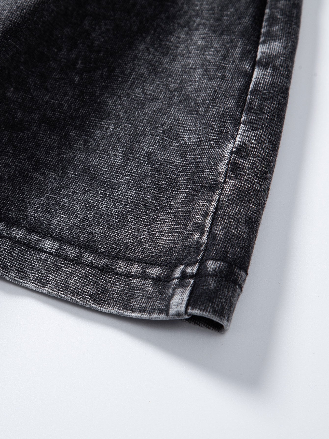 3 Pieces Washed Distressed Drop Shoulder T-Shirt