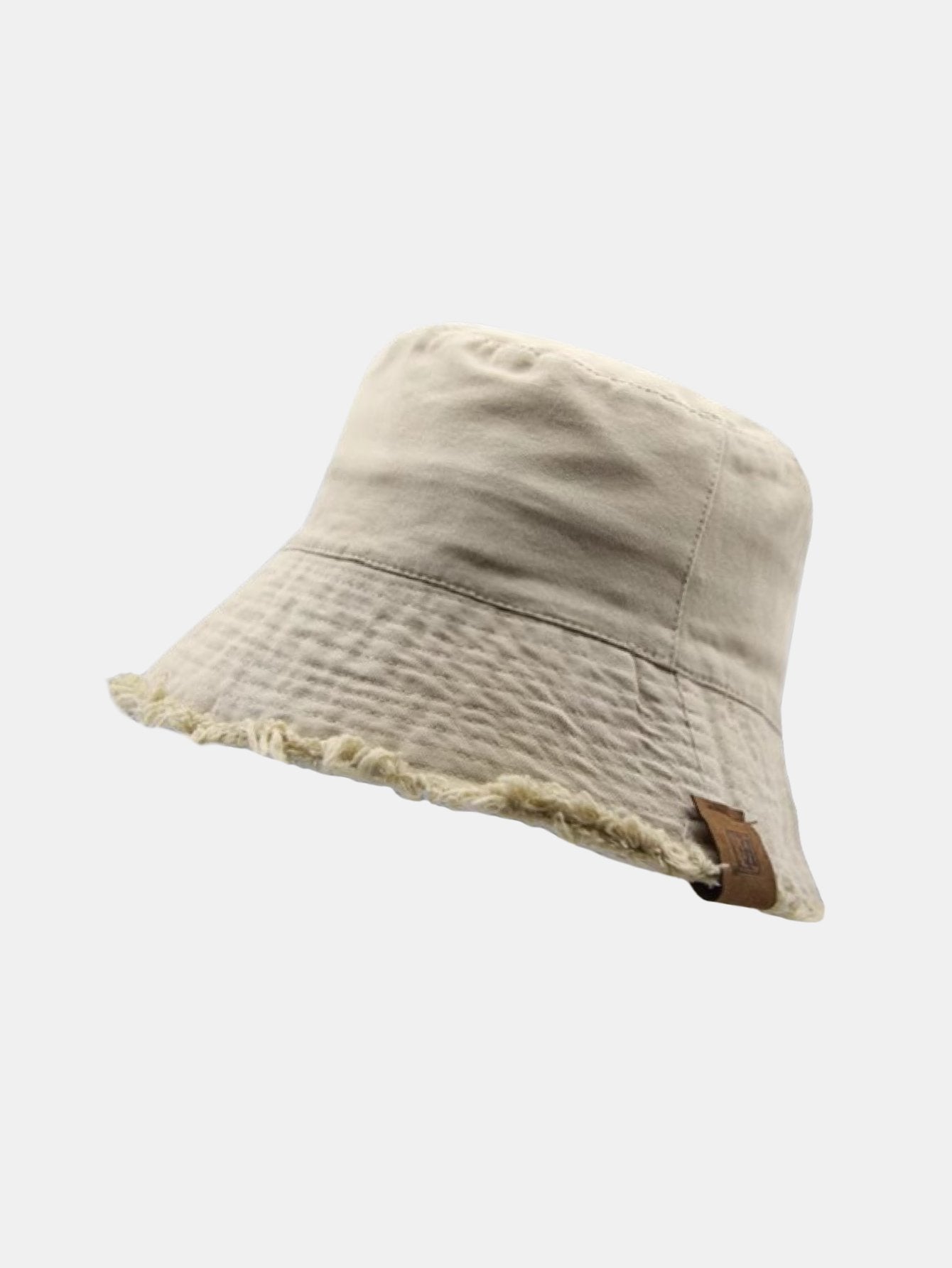 Double Side Reversible Distressed Bucket Hat