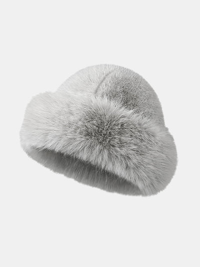 Warm Soft Plush Bucket Hat