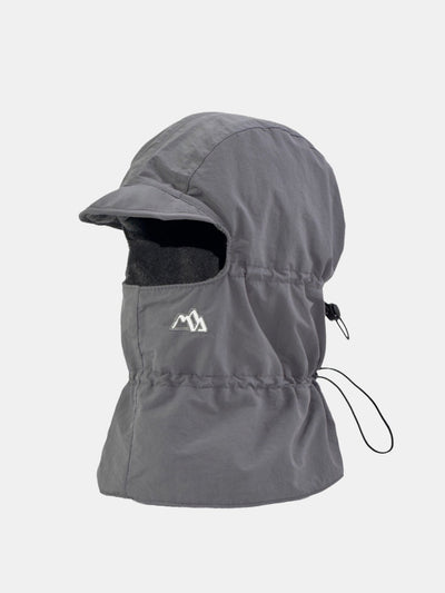 Fleece Lined Windproof Waterproof Cap With Neck Gaiter