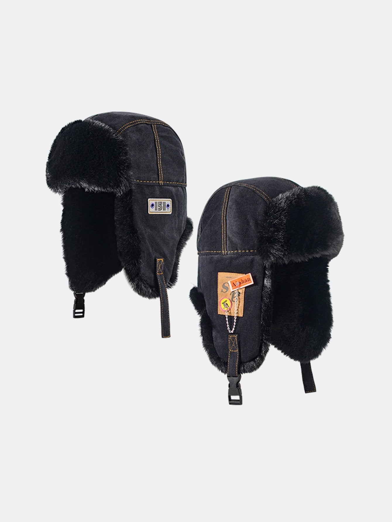 Windproof Warm Earflaps Trooper Trapper Hat