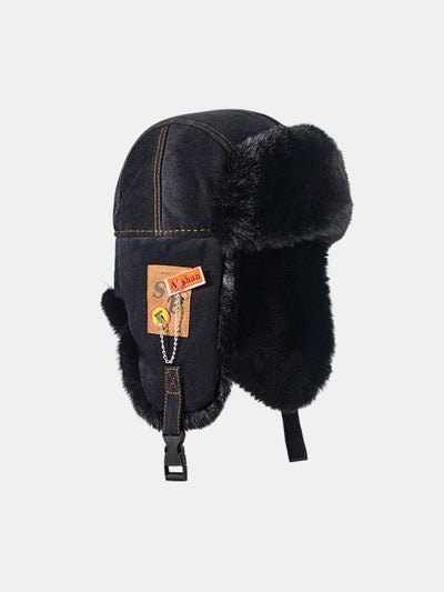 Windproof Warm Earflaps Trooper Trapper Hat