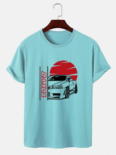 Tokyo Car Print T-Shirt