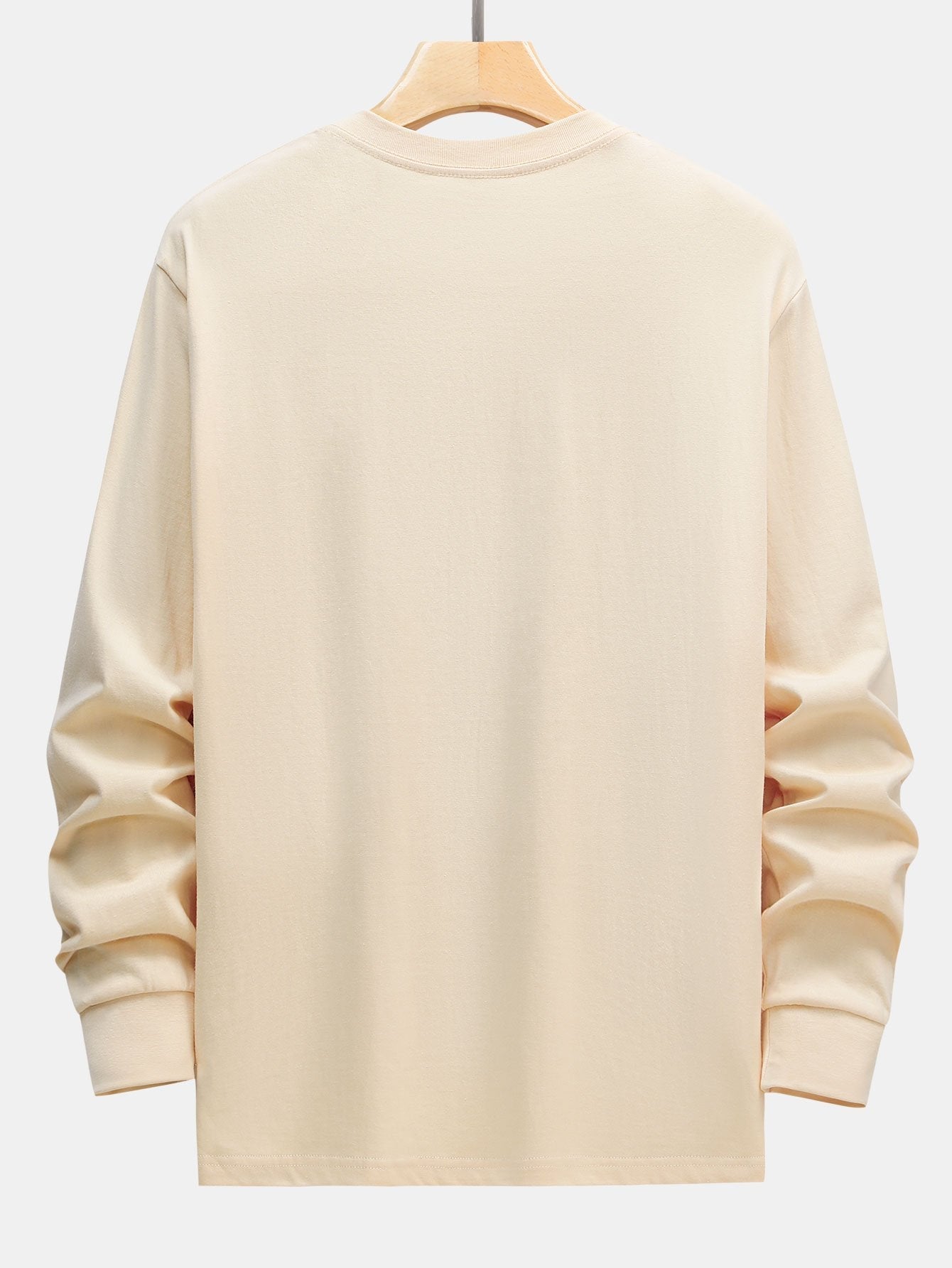 3 Pieces Basic Long Sleeve Heavy Weight T-Shirts