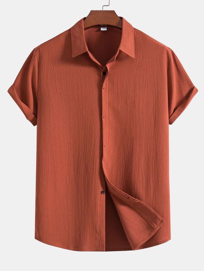 Wrinkled Concealed Fly Shirt