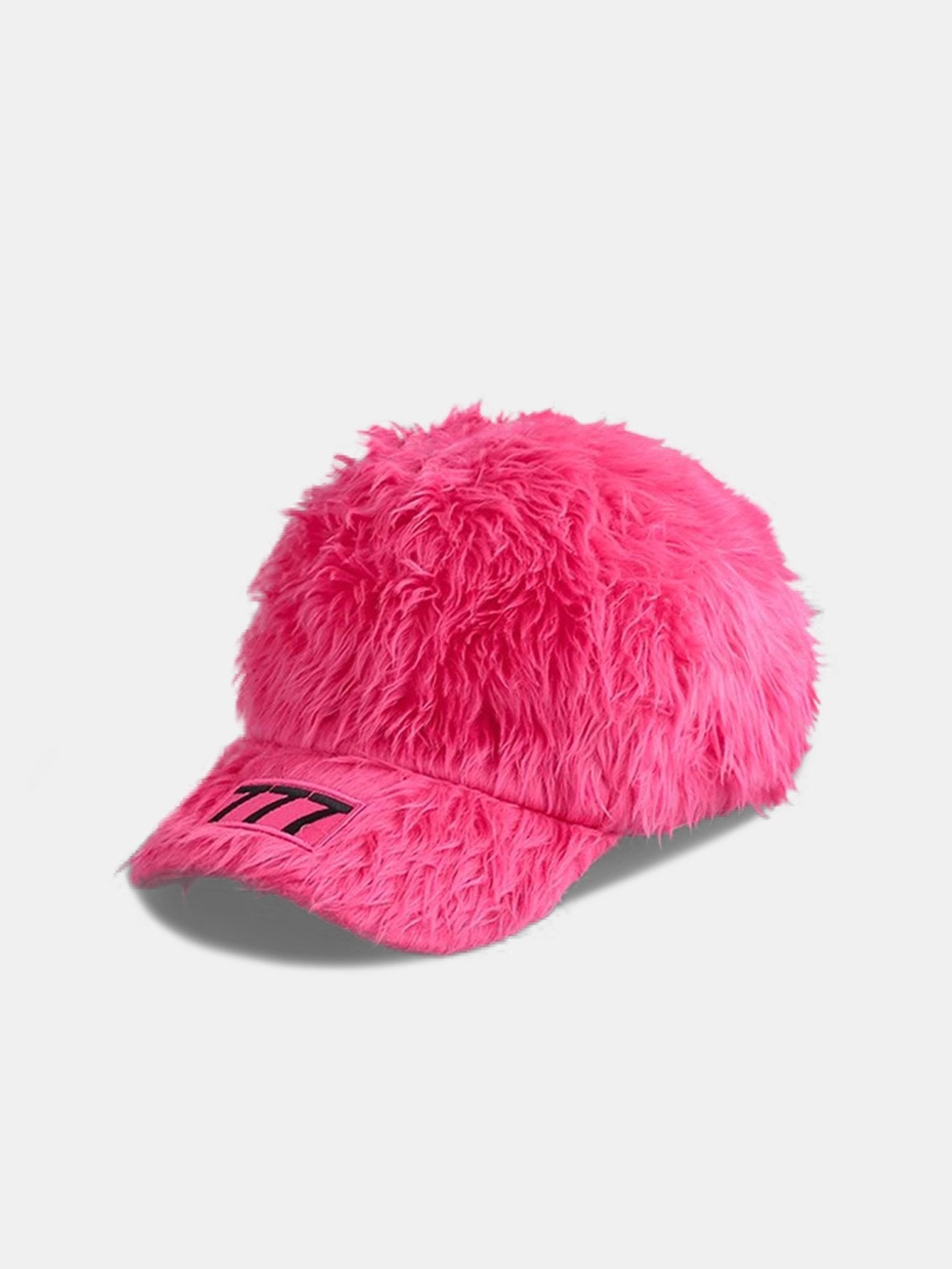 Number 777 Embroidered Plush Baseball Cap