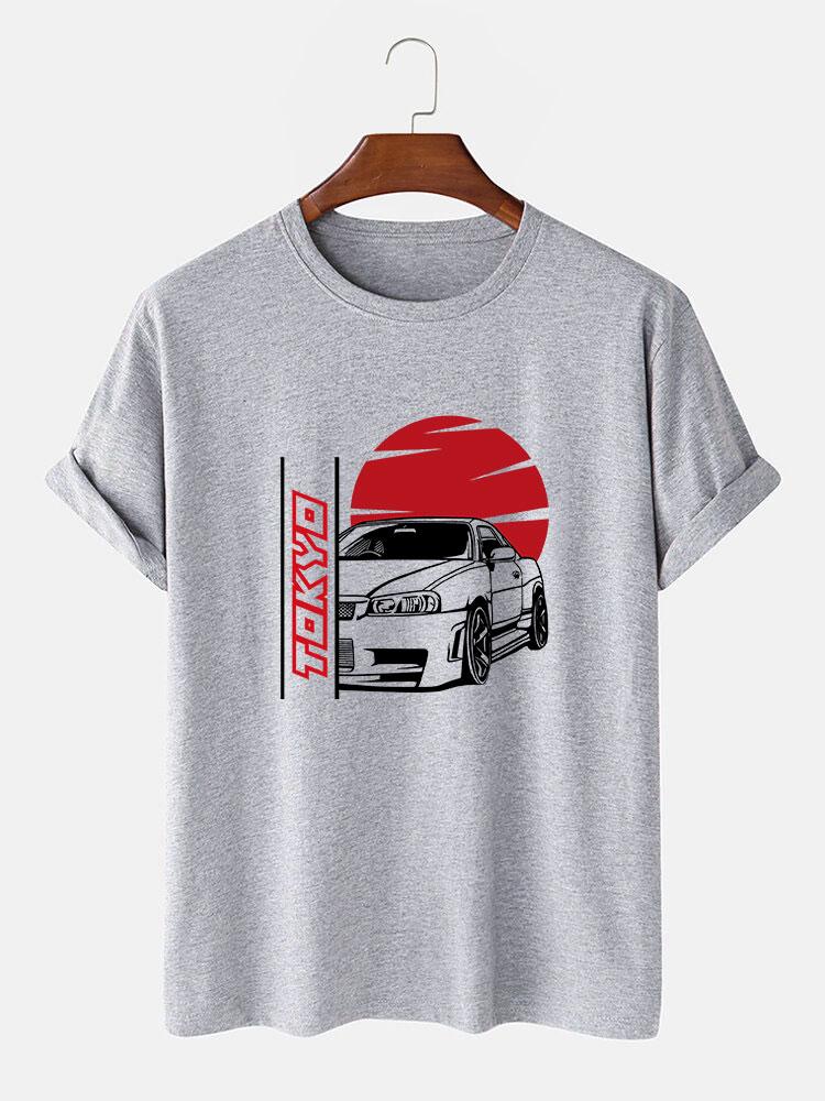 Tokyo Car Print T-Shirt