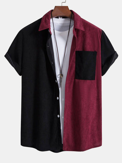 Two Tone Corduroy Shirt