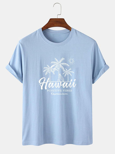 Hawaii Print T-Shirt