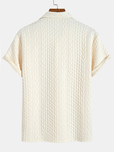 Twist Textured Jacquard Polo