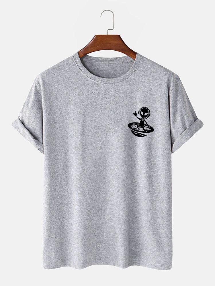 Alien Print T-Shirt